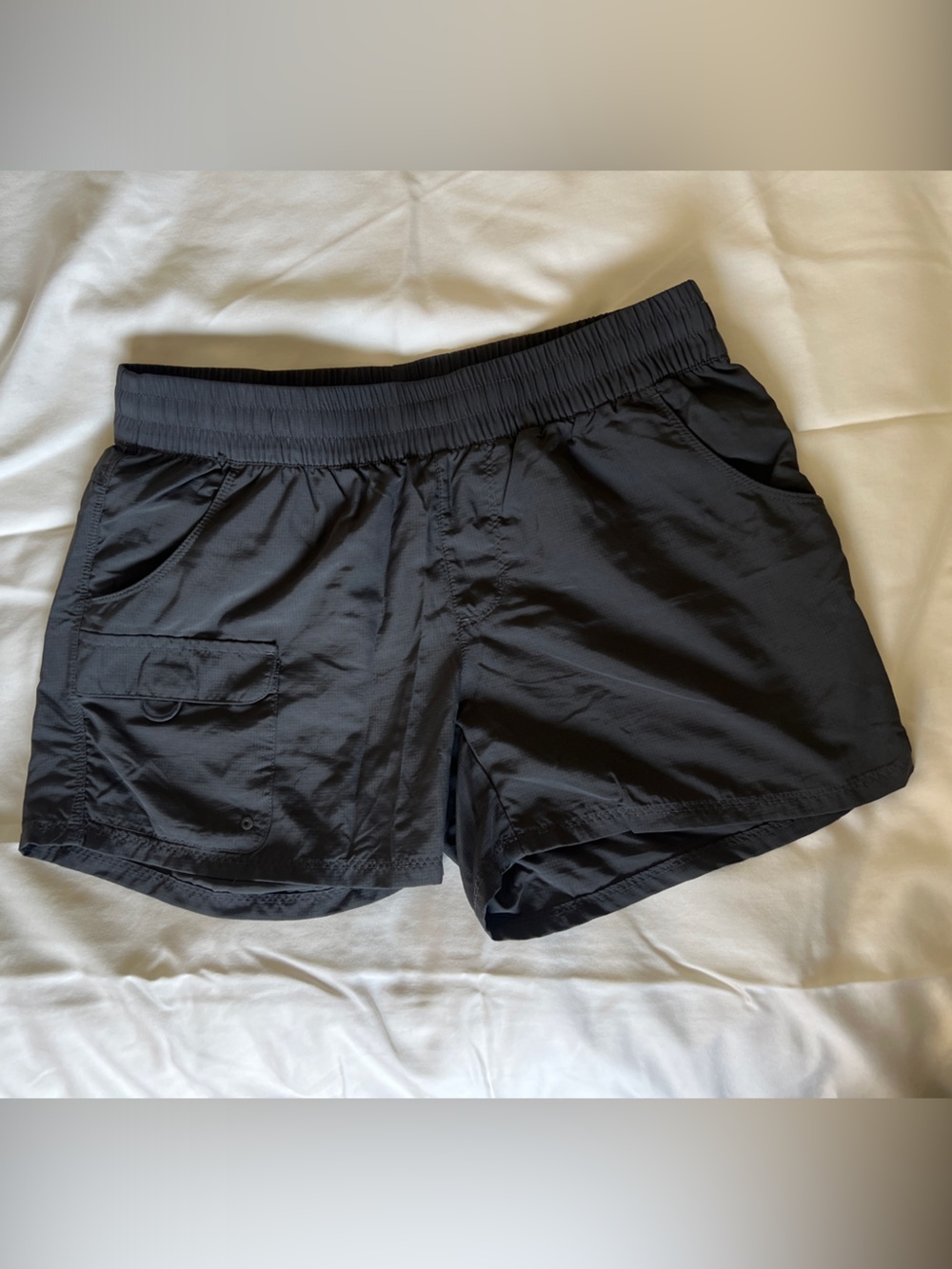 Columbia Nylon Black Hiking Shorts